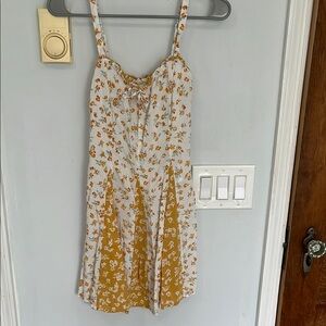 Floral Sundress with Yellow Accents
